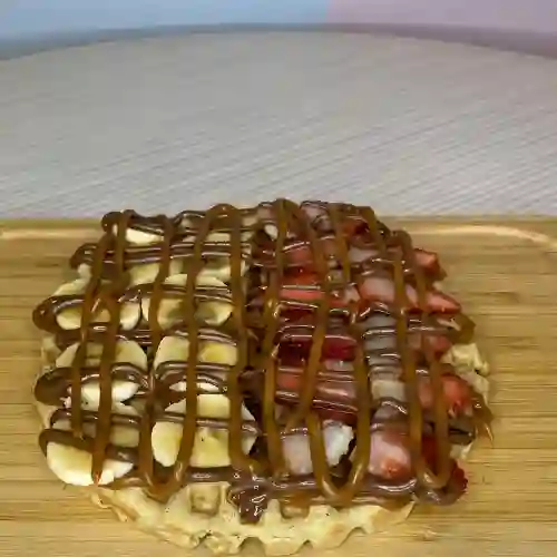 Waffle de Proteína de Banano