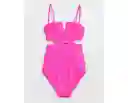 Traje de Baño Aerie Rosado Talla LARGE American Eagle