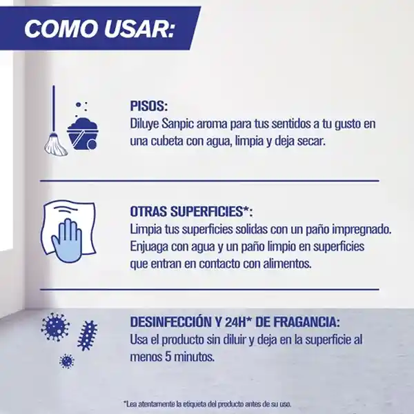 Sanpic Limpiador Multiusos Lavanda
