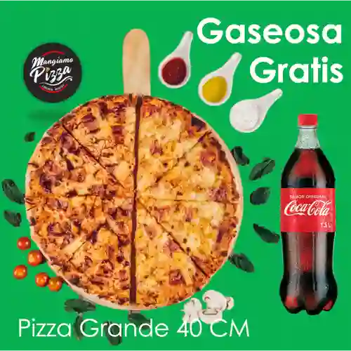 Pizza Grande 40cm + Gaseosa 1.5 O 1.75 l