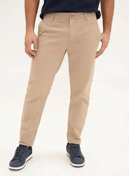 Gef Pantalón Largo Costner Khaki Talla 32