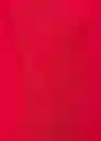 Top Creta Rojo Talla M Mujer Mango