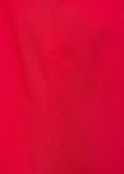 Top Creta Rojo Talla M Mujer Mango