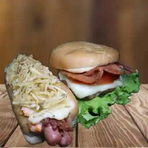 Combo perroespecial+hamburguesa sencilla