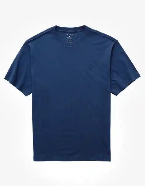 Camiseta Hombre Azul Talla: LARGE 4339410 American Eagle