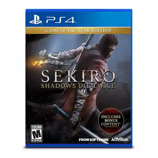 Videojuego Sekiro Shadows Die Twice Goty PlayStation 4