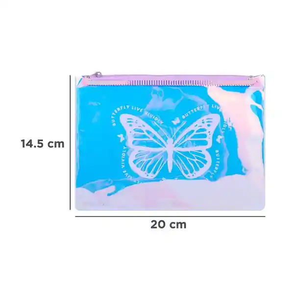 Cartuchera Holográfico Live Vividly Miniso