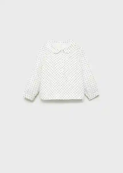 Blusa Rufus Off White Talla 69 Niños Mango