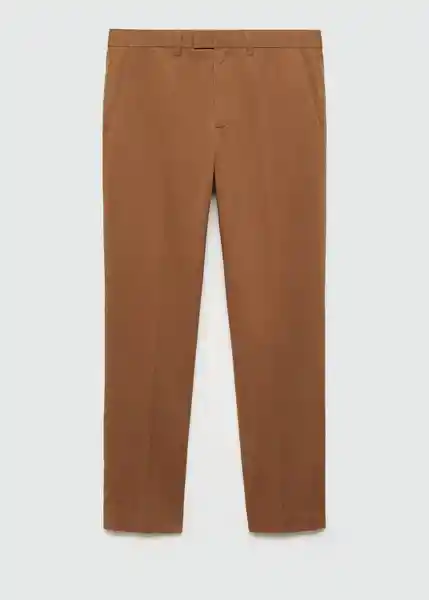 Pantalón Dallas Caramelo Talla 38 Hombre Mango