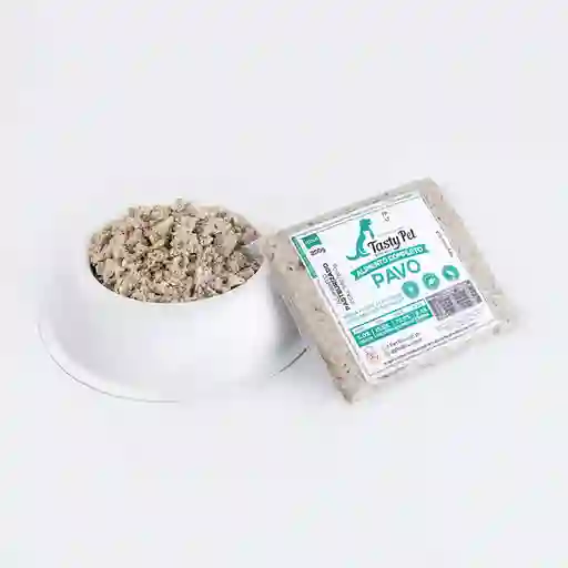 Tasty Pet Alimento Para Perro Al Pavo y Vegetales Verdes 250 g