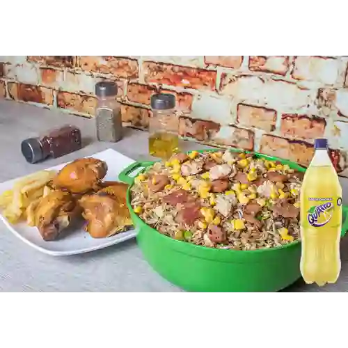 Combo Ranchero 4 Personas + Quatro Original 1.5 l