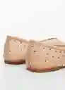 Zapatos Space1 Nude Talla 38 Mujer Mango