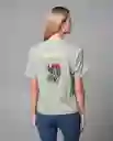 Camiseta Mujer Verde Talla L 202G012 Rifle