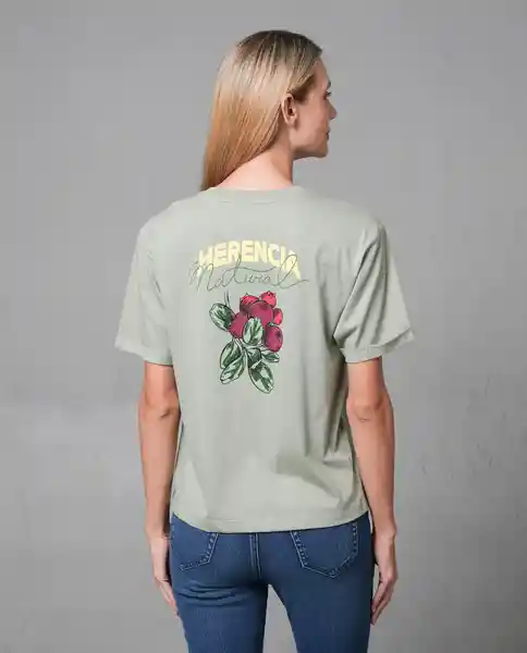 Camiseta Mujer Verde Talla L 202G012 Rifle