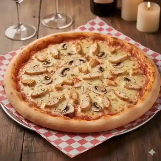 Pizza Personal Pollo Champiñón