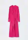 Vestido Antina Fucsia Talla 18 Mujer Mango