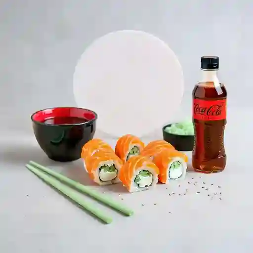 Philadelphia Salmon Roll 8 Pz +Cocacola ZERO 400ml