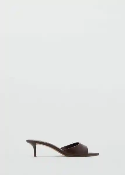 Sandalias Pepa Burdeos Talla 37 Mujer Mango