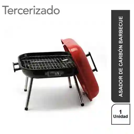 Asador de Carbón Barbecue Rojo HEBBQ9014R 299900521