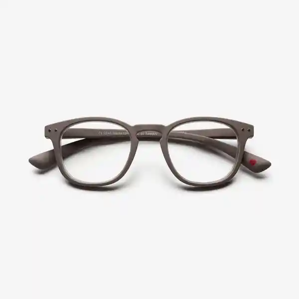 B+D Gafas Reading Dot Gris + 2.00