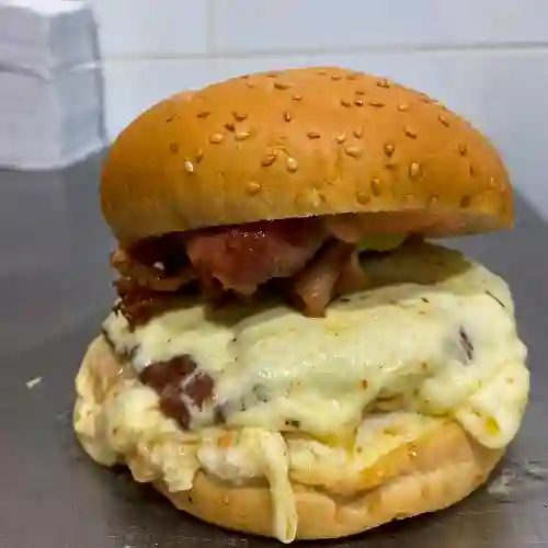 Hamburguesa Doble Queso y Tocineta