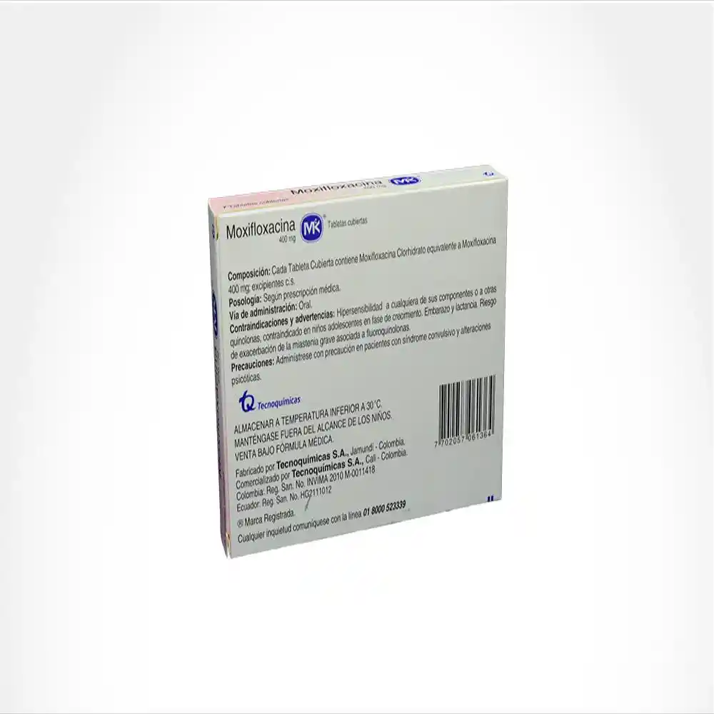 Moxifloxacina 400Mg 7Tbs (A(M)51520(Pae