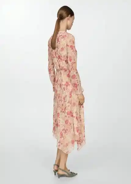 Vestido Clari Crudo Talla S Mujer Mango