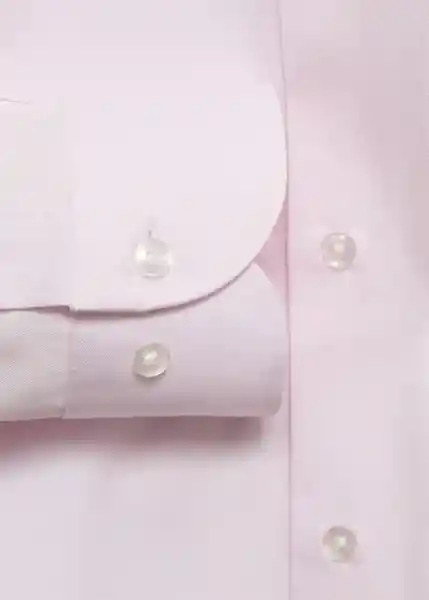 Camisa Lakecity Rosa Light Talla M Hombre Mango