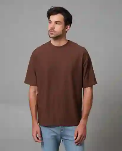 Camiseta Hombre Café Talla M 109G006_CAF191220 Rifle