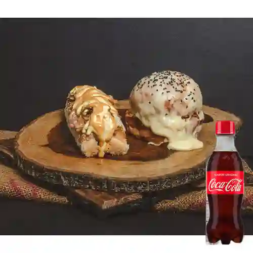 Gratinada Ranchera + Perro Americano + CocaCola Org 200ml