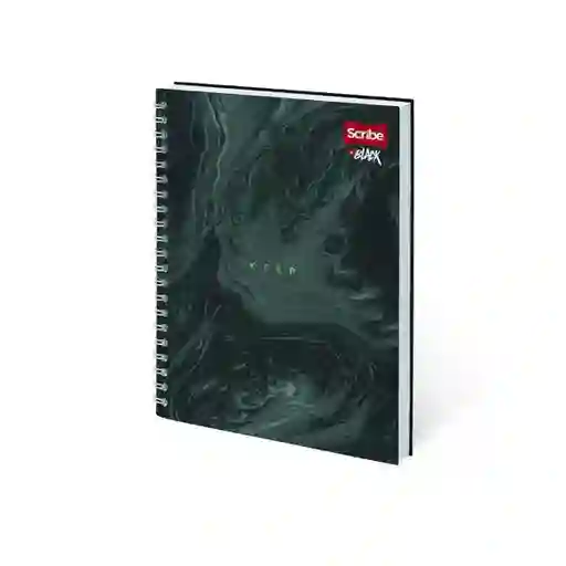 Scribe Cuaderno Argollado 7 Materias In Black 175 Hojas Mixto