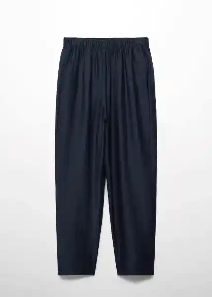 Pantalón Audrey-W Navy Talla XL Mujer Mango