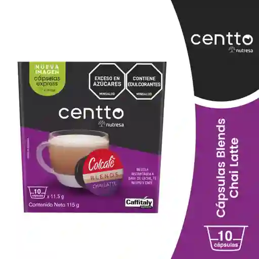 Cápsulas Centto Colcafé Blends Chai Latte 10 Undades x 11.5 g