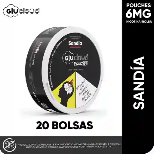 Glucloud Pouches Sandía 6MG