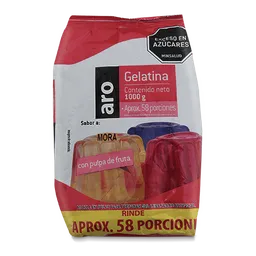 Gelatina Polvo Aro Mora 1000g