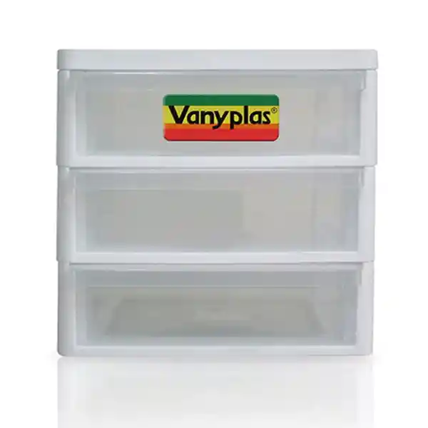 Vanyplas Cajonera 3 Niveles Blanca 26238