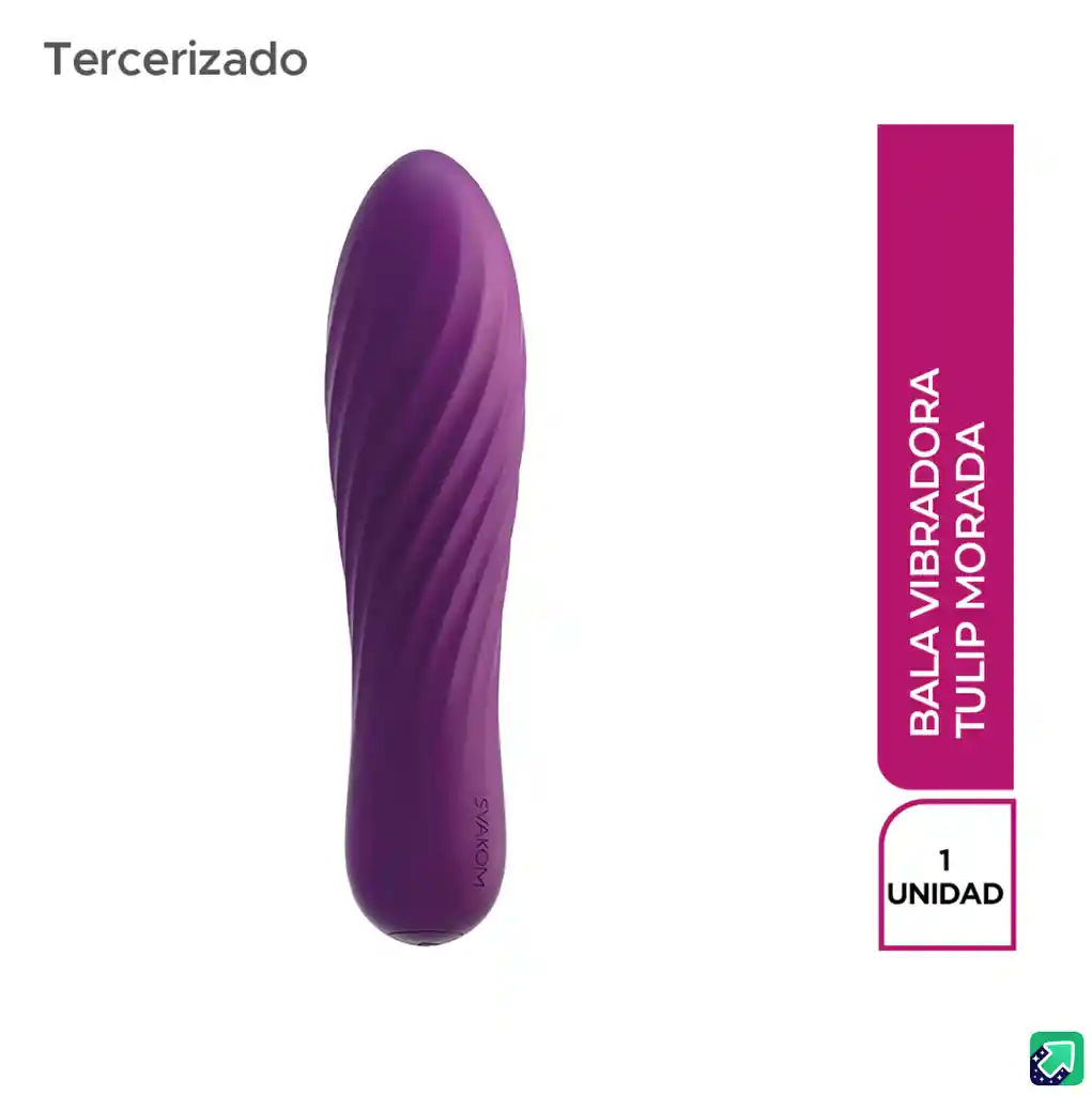 Pleasure Boutique Bala Vibradora Tulip Morada