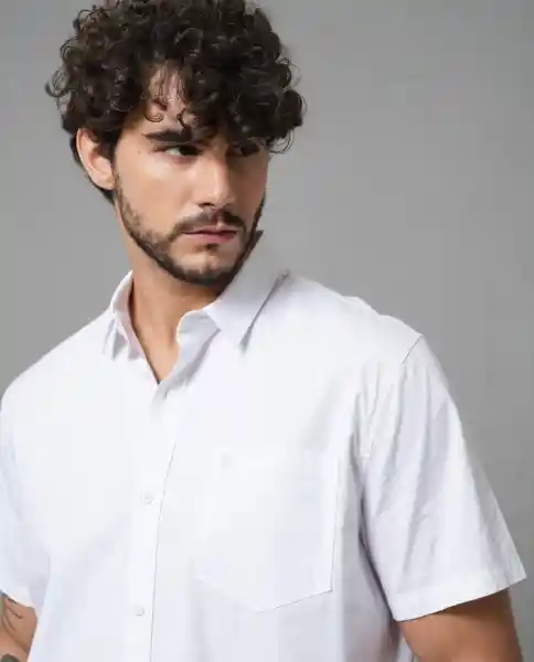 Camisa Hombre Blanco M 110G001_BLA110601 Rifle