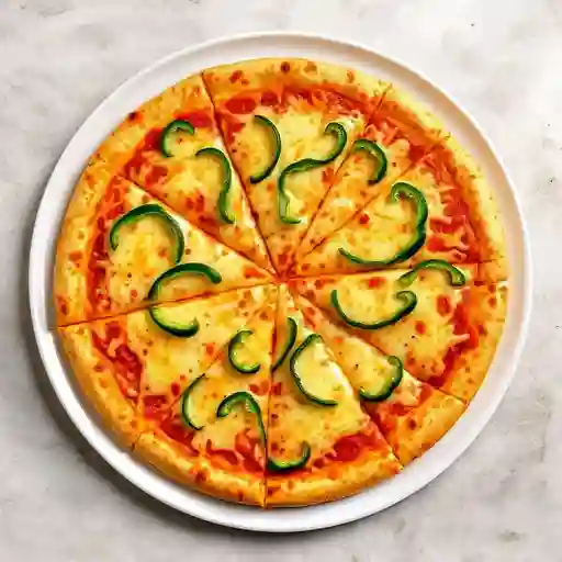 Pizza Extra Grande de Queso y Pimentón