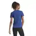 Adidas Camiseta Adizero e Tee Para Mujer Azul Talla XS