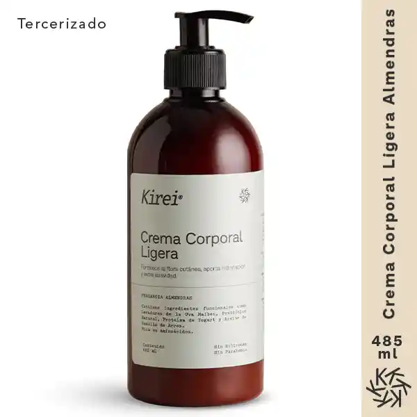 Kirei Crema Corporal Ligera Almendras