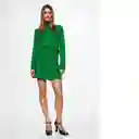 Falda Primary Verde Talla L Mujer Mango