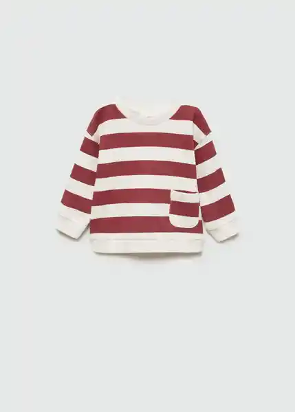 Sudadera Stripeb7 Granate Talla 71 Niños Mango