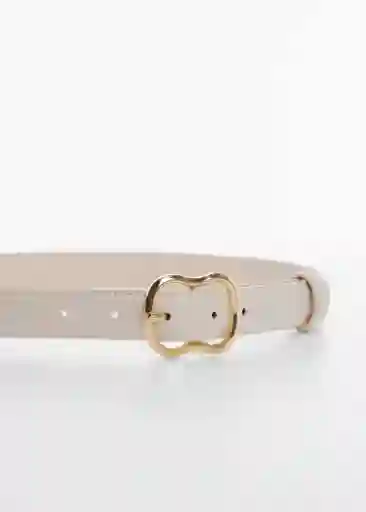 Cinturón Mola Crudo Talla M Mujer Mango