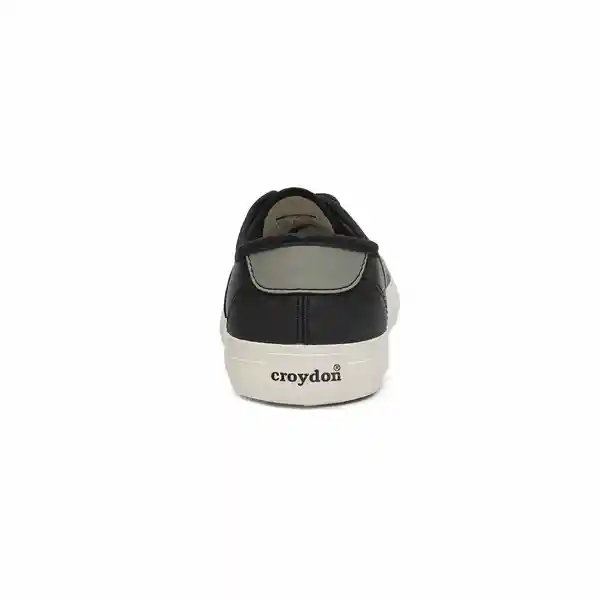 Croydon Tenis Mesquite Para Hombre Negro y Gris Talla 43