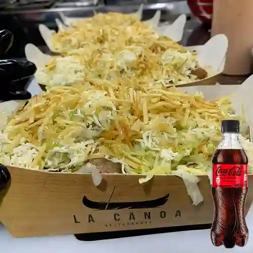 Combo Canoa de Mazorca + Coca Cola Sin Azúcar 400 ml