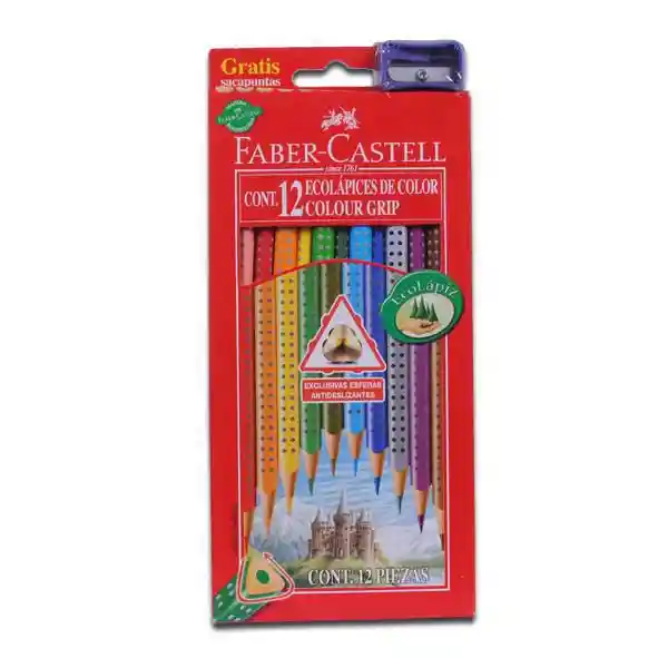 Faber Castell Colores Grip Triangular X12