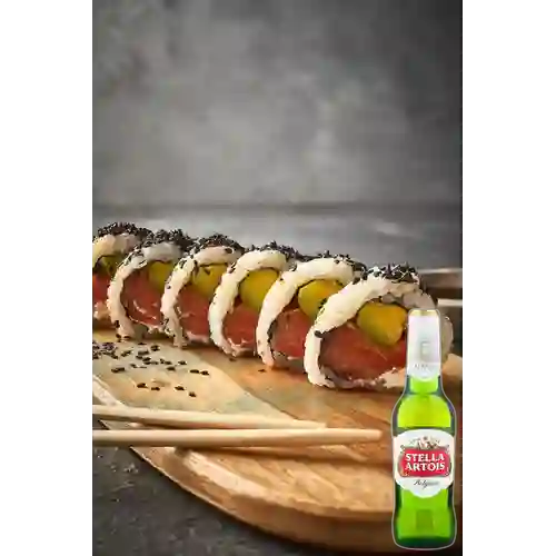 Combo Philadelphia Roll + Stella Artois 350 ml