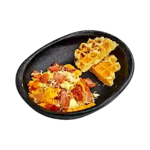 Combo Huevos Tocineta y Queso + Jugo