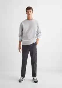 Buzo Sudadera Sport Gris Talla 20 Teen Niños Mango